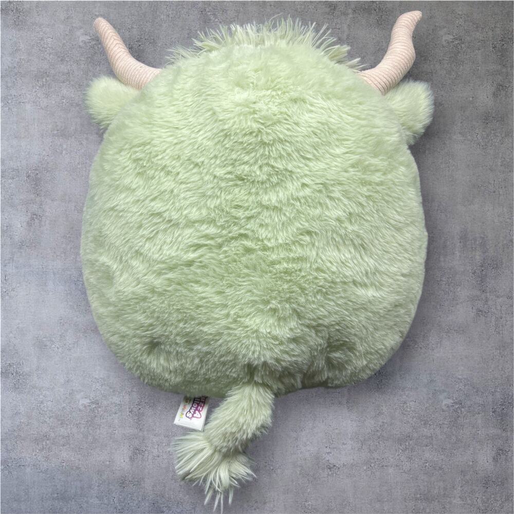 Fuzzamallows by Original Squishmallows Iver The Green Longhorn 12" Plush - Picture 4 of 6